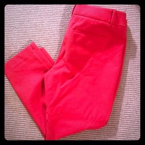 Hot Pink Loft Cropped Pants